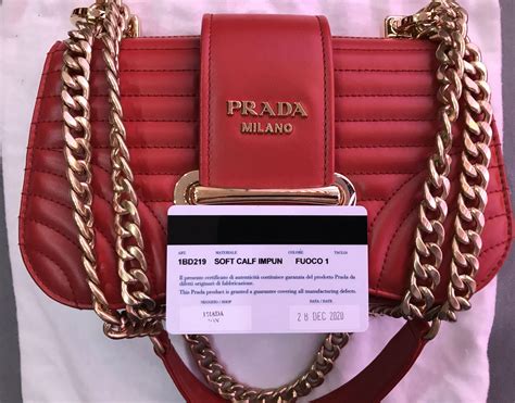 prada soft calf impun rosso